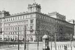 historisches schwarz-weiß-Foto des Gebäude des Bürgerspitalsfonds