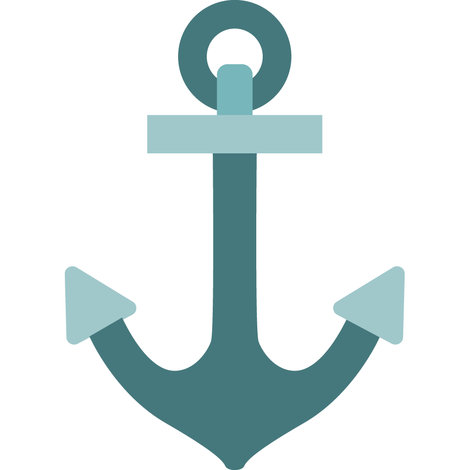 Blauer Anker
