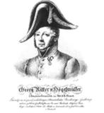 Kupferstich von Georg Ritter von Högelmüller, Gründer der Feuerversicherung in Österreich