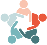 © Egger & Lerch/Shutterstock/Yelosmiley Fünf Personen sitzen im Kreis